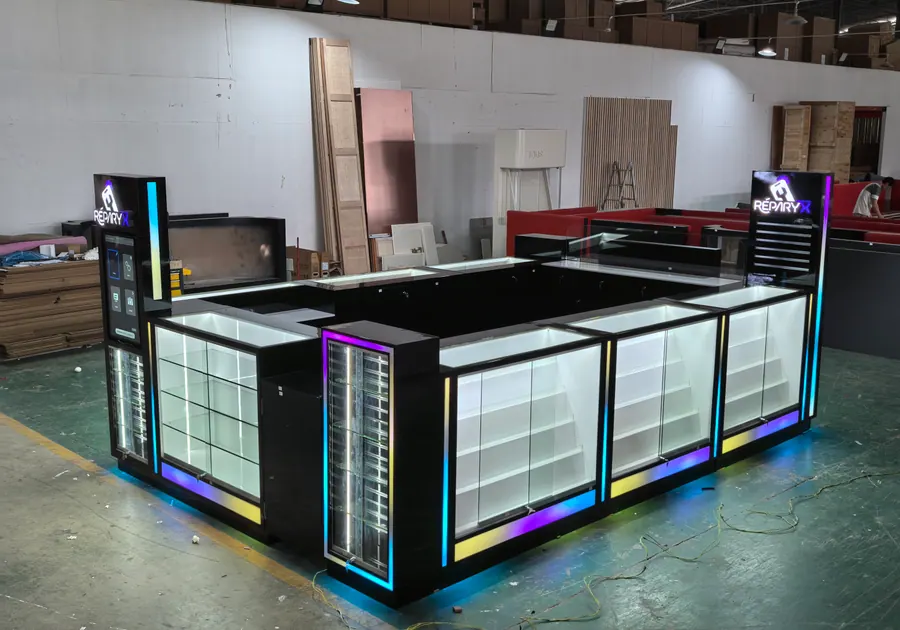 Premium custom cell phone kiosk