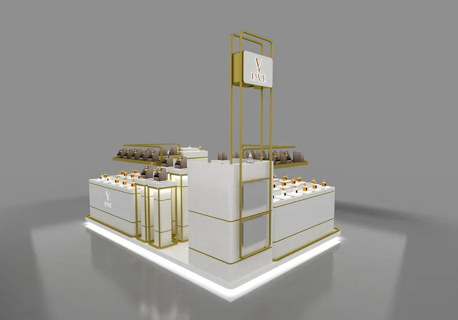 Luxury Clothing Kiosk by Benson Fixtures