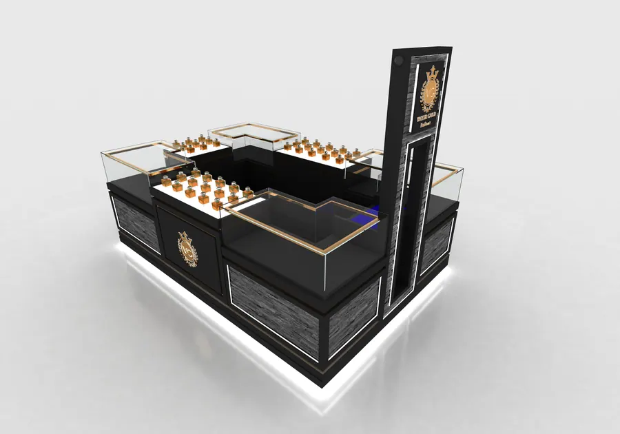 Assembled makeup kiosk project