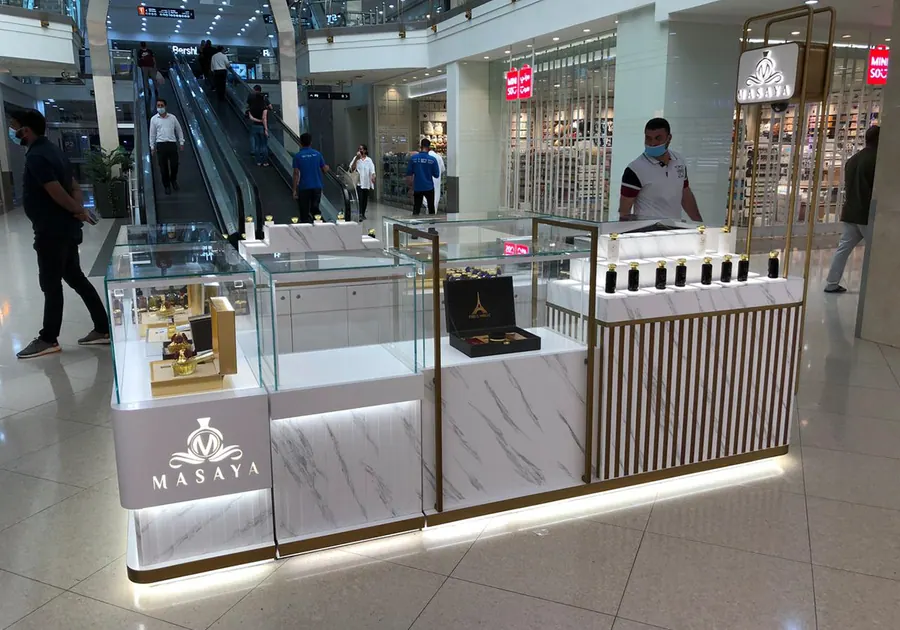 Premium custom cosmetic kiosk