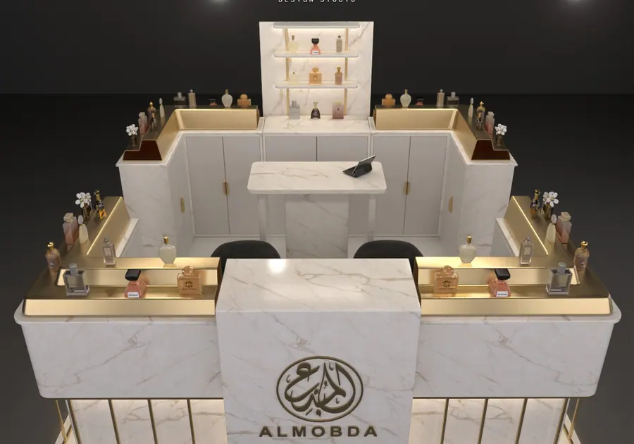Cosmetic Kiosk application in a shopping mall