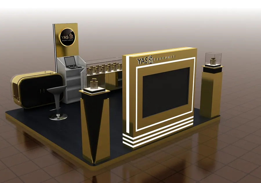 Perfume Kiosk application in a shopping mall
