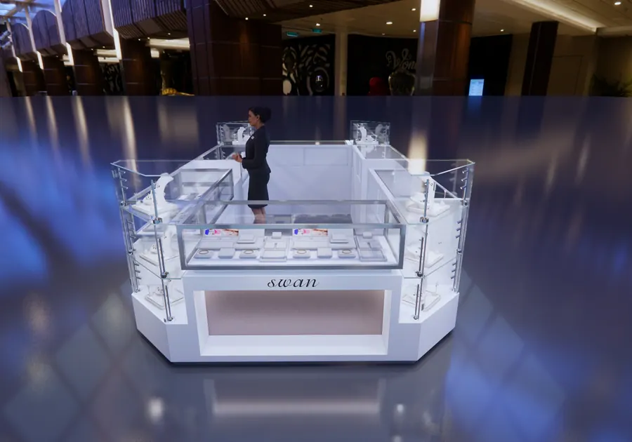 Compact Watch Kiosk by Benson Fixtures