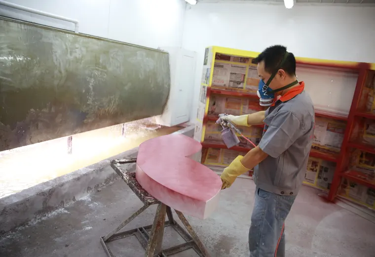 Rinse surface preparation